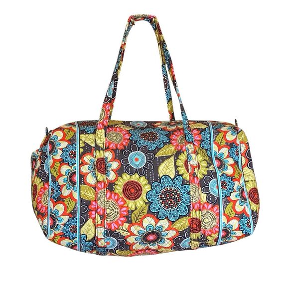 Vera Bradley Handbags - Vera Bradley Large Duffle Bag Weekender Overnight Travel Bag in Flower Shower
